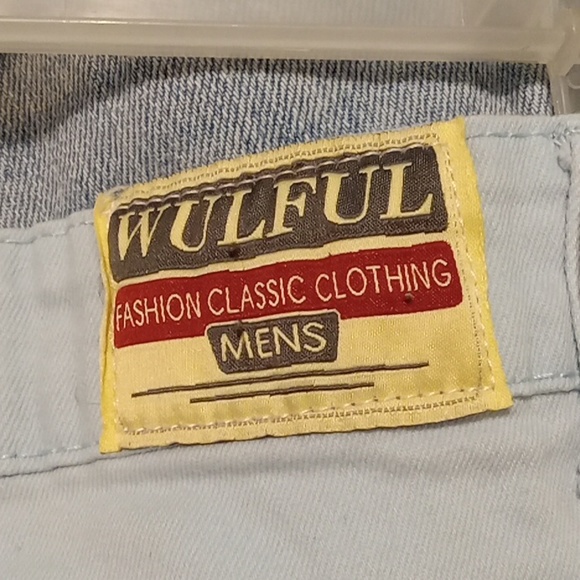 Men's light blue size 33 long jeans - Picture 3 of 4